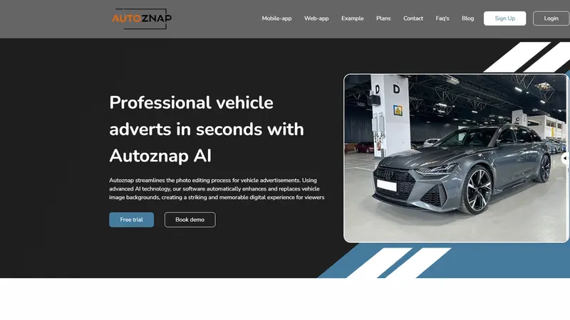 Autoznap — automotive marketplace designed and built by Digital Prism