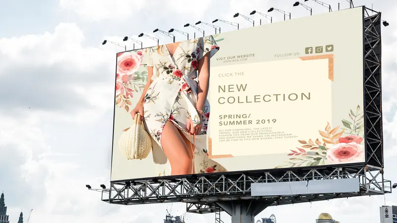 Collection launch billboard, out-of-home by Digital Prism